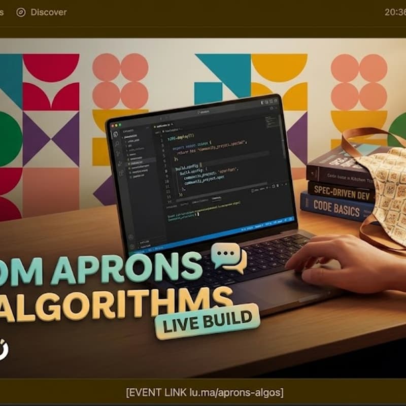 Cover Image for From Aprons to Algorithms: Live Build with Kiro