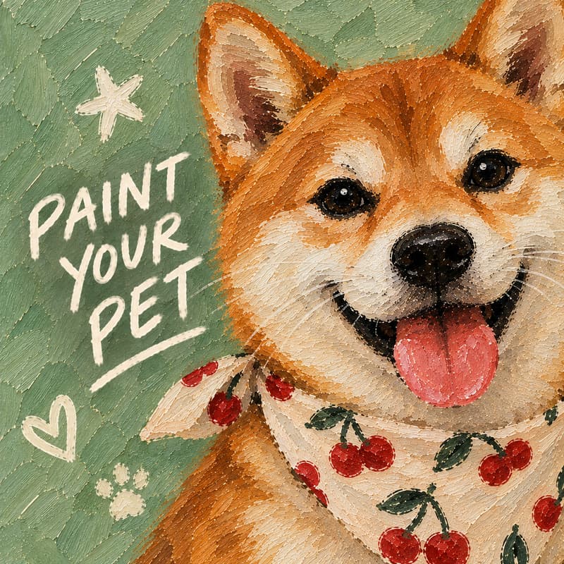 Cover Image for Paint your pet!