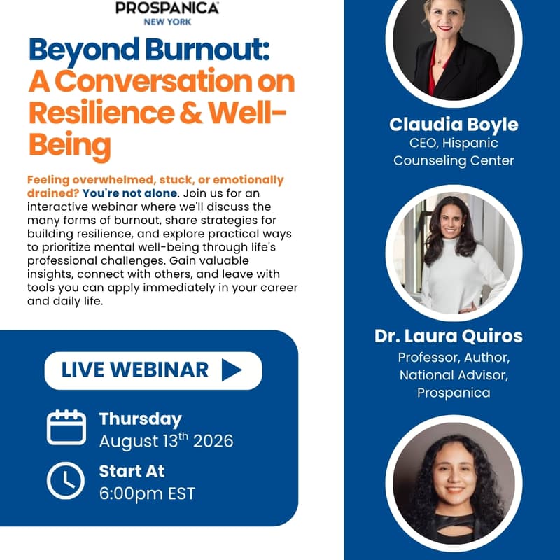 Cover Image for Beyond Burnout: A Conversation on Resilience & Well-Being