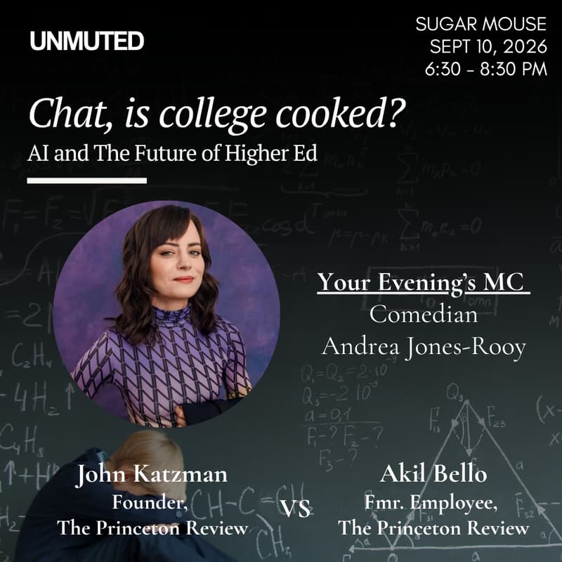 Cover Image for An UNMUTED Debate - Chat, is college cooked?