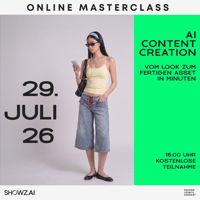 Cover Image for SHOWZ.AI Masterclass: AI Content Creation – vom Look zum fertigen Asset in Minuten