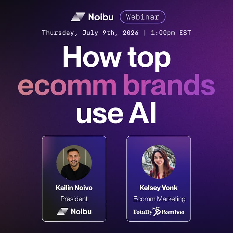 Cover Image for Your entire ecommerce stack, run by AI: a live look at Noibu's AI Plugin
