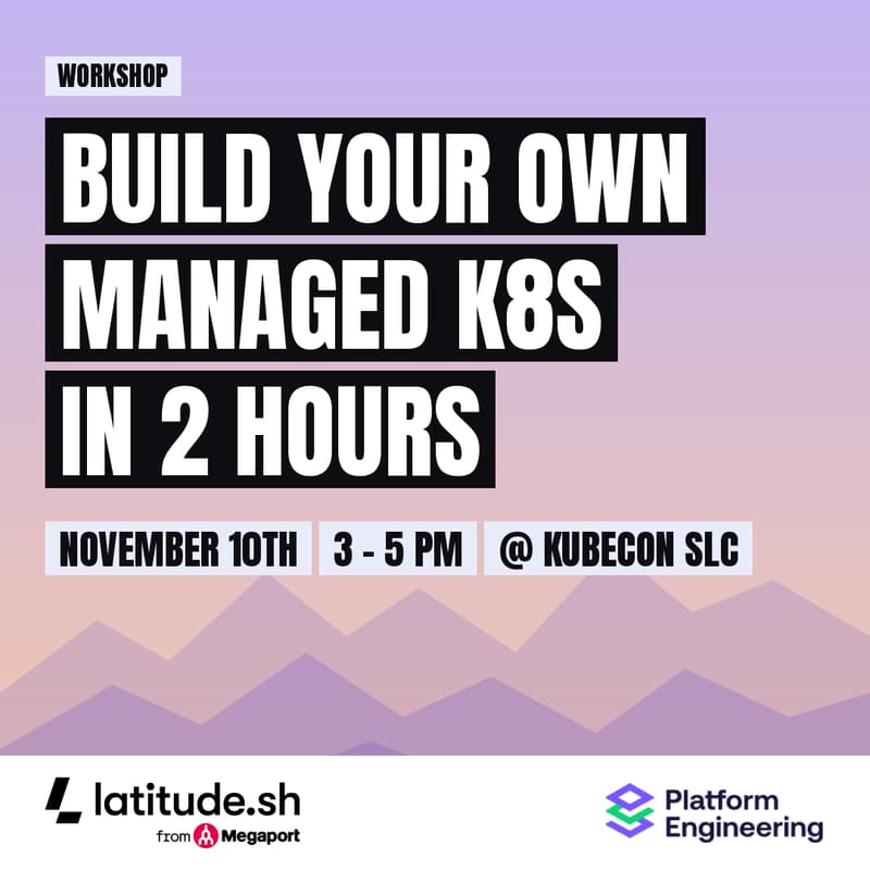 Cover Image for Build your own managed K8s in 2 hours: Hosted Control Planes @ KubeCon SLC