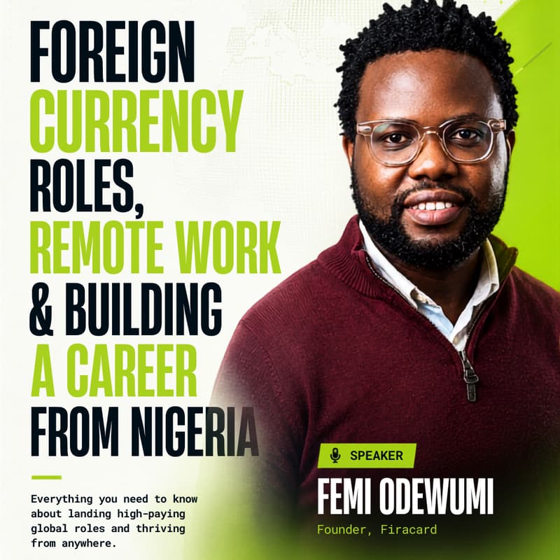 Cover Image for Foreign Currency Roles, Remote Work & Building a Career from Nigeria