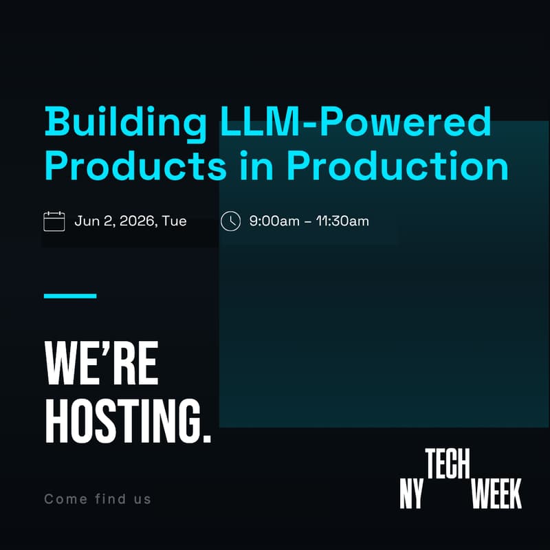 Cover Image for Building LLM-powered products in production - #NYTechWeek