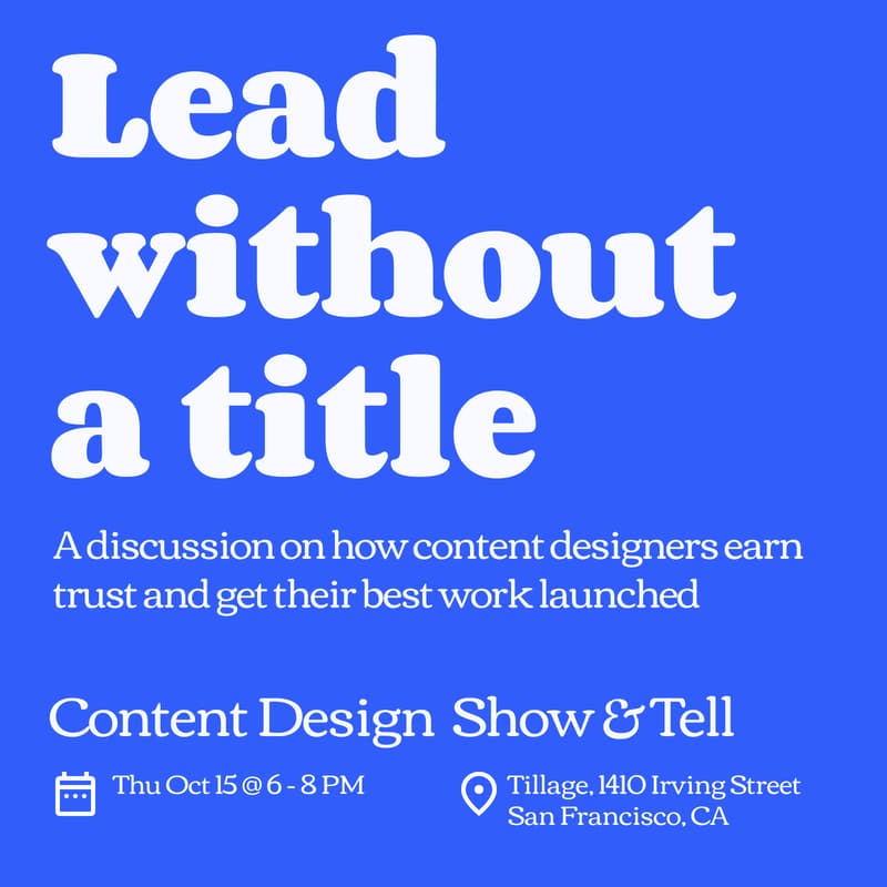 Cover Image for Lead without a title