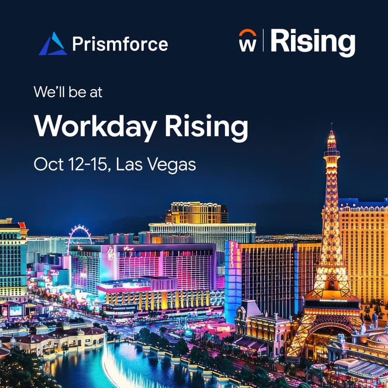 Cover Image for Meet the Prismforce Team at Workday Rising 2026 - Las Vegas