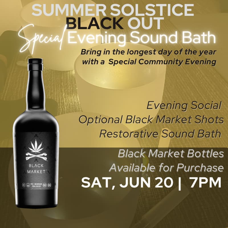 Cover Image for Summer Solstice Black Out - Special Evening Sound Bath