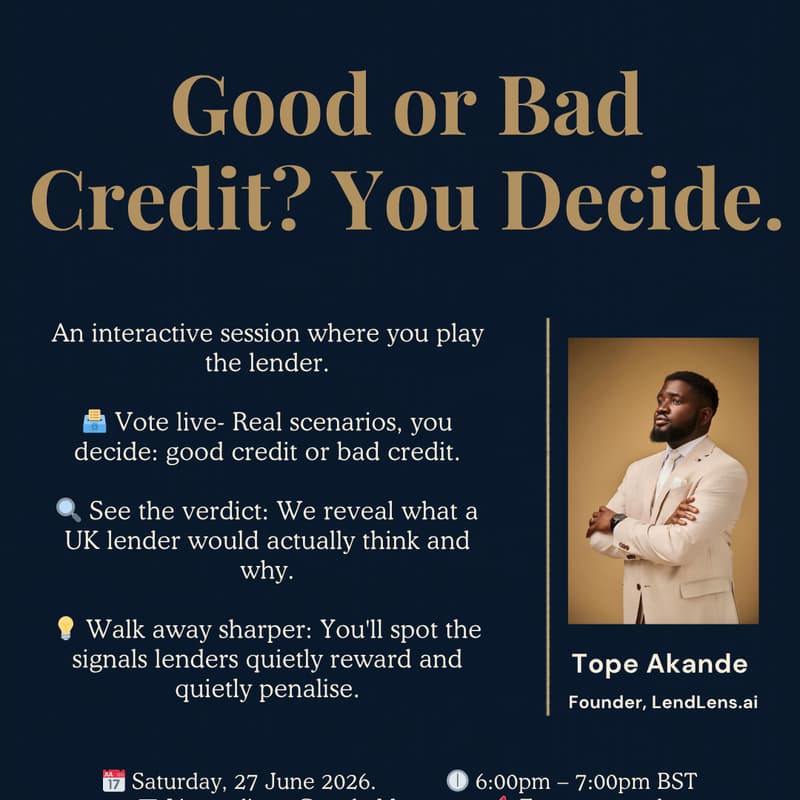 Cover Image for Good or Bad Credit? You decide.