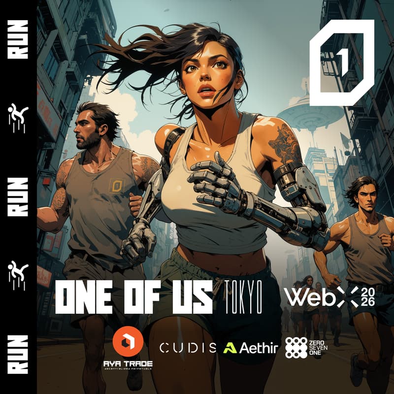 Cover Image for ONE OF US Run & Coffee // Aya, Cudis, 071Labs, & Aethir