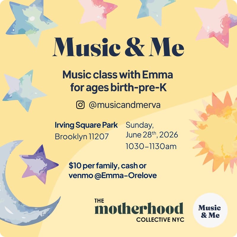 Cover Image for Music & Me Class With Emma At Irving Square Park