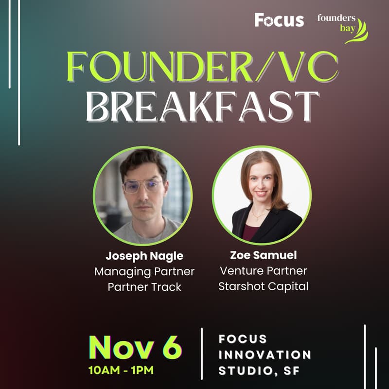 Cover Image for Founder/VC Breakfast @ Focus Innovation Studio