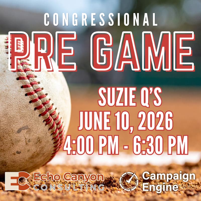 Cover Image for Congressional Baseball Pre Game Happy Hour