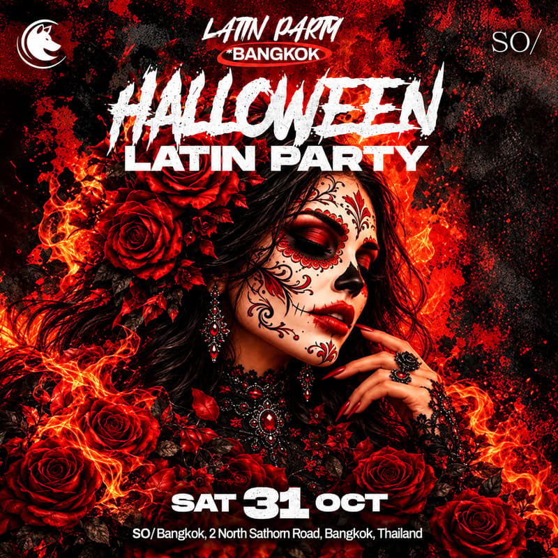 Cover Image for HALLOWEEN LATIN PARTY • OCTOBER 31 • SO/ BANGKOK • BANGKOK