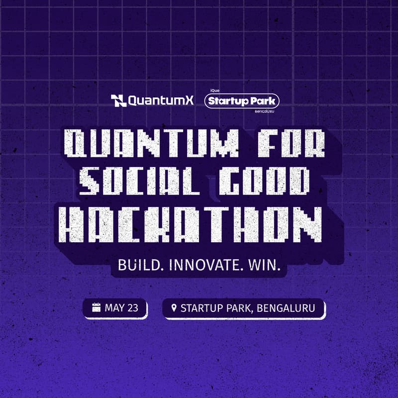 Cover Image for Quantum for social good hackathon - Bengaluru