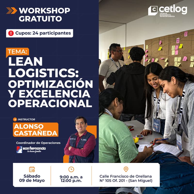Cover Image for WORKSHOP GRATUITO: Lean Logistics: Optimización y Excelencia Operacional