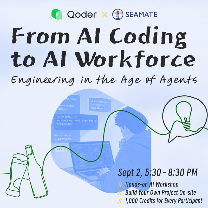 Cover Image for From AI Coding to AI Workforce β Build Live, Get Free Credits