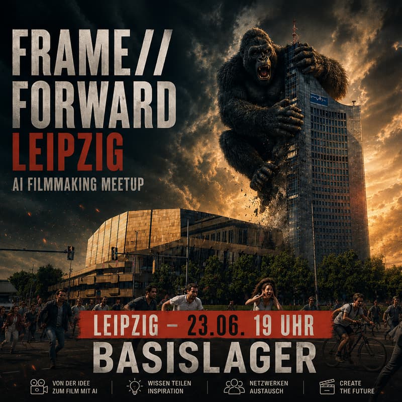 Cover Image for FRAME FORWARD - das Leipziger AI Filmmaking Meetup