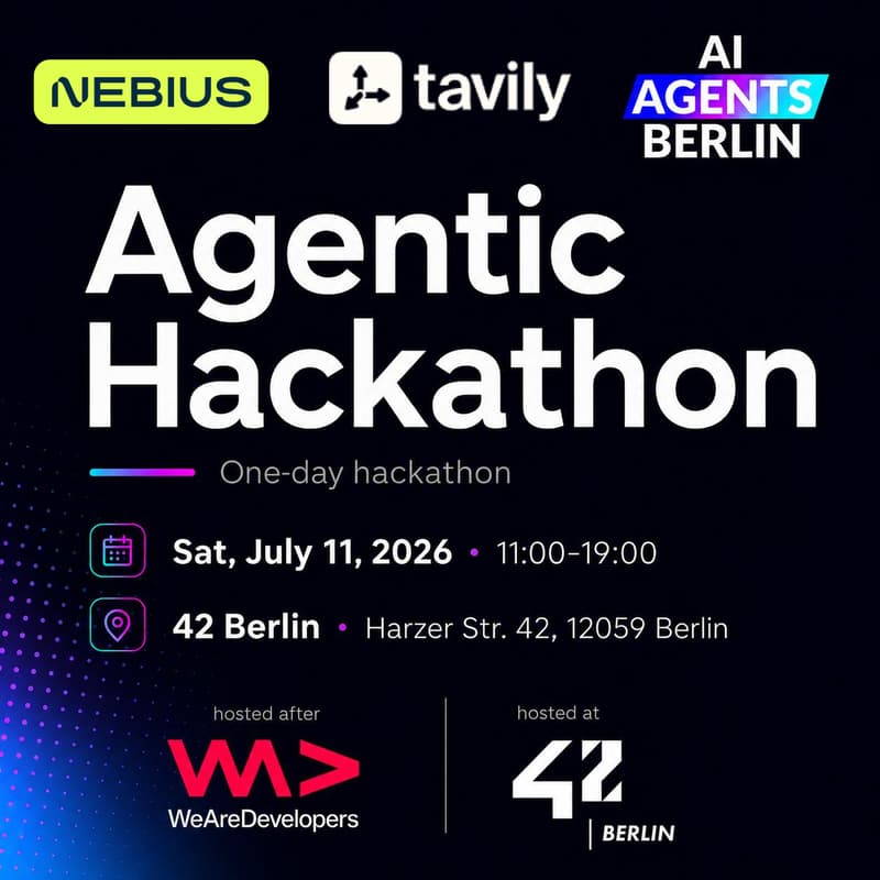 Cover Image for [POSTPONED] Agentic Hackathon: From Research to Commerce