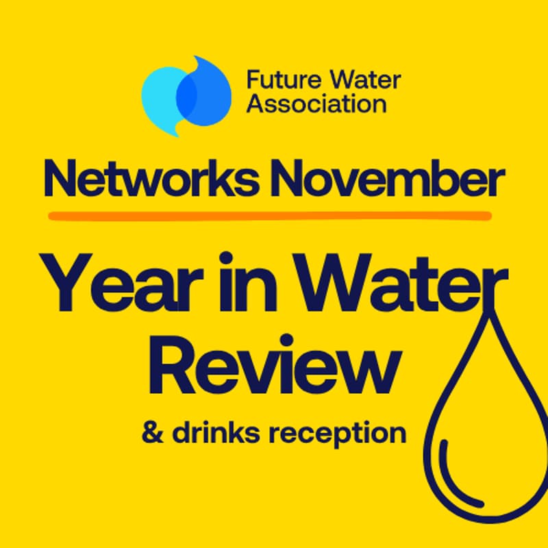 Cover Image for Networks November: A Year in Water Review and Drinks Reception