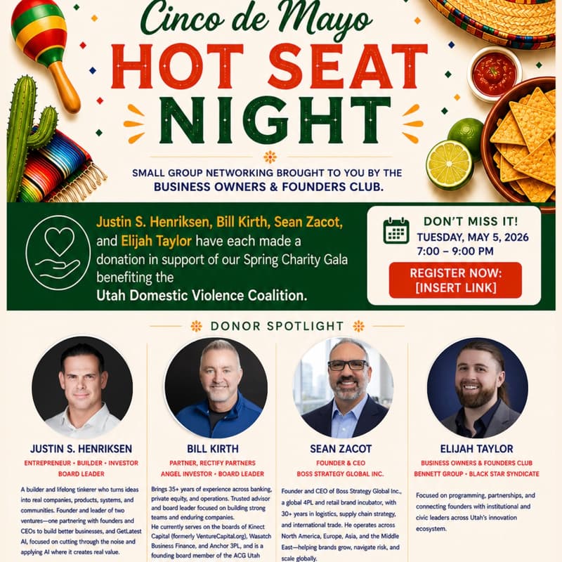 Cover Image for Edison House Hot Seat Night - Pre Gala Cinco de Mayo