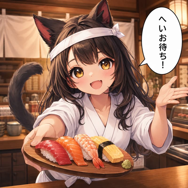 Cover Image for ぬこぬこ凱旋帰国寿司会【ぬこスク限定】