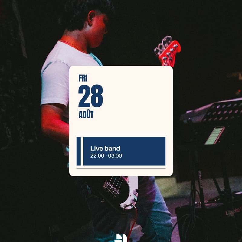Cover Image for Soirée live band