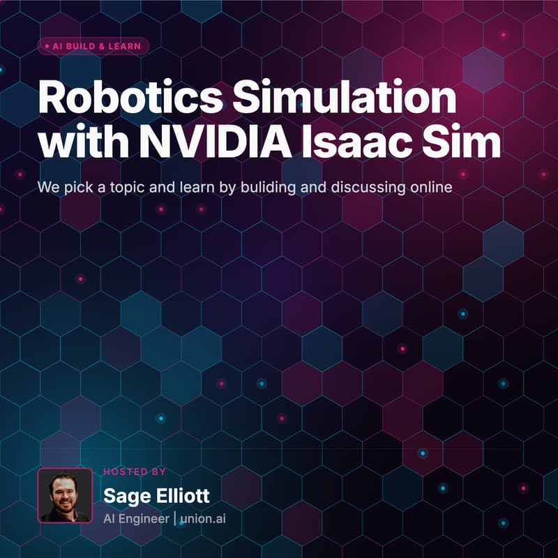 Cover Image for Robotics Simulation with NVIDIA Isaac Sim - AI Build & Learn
