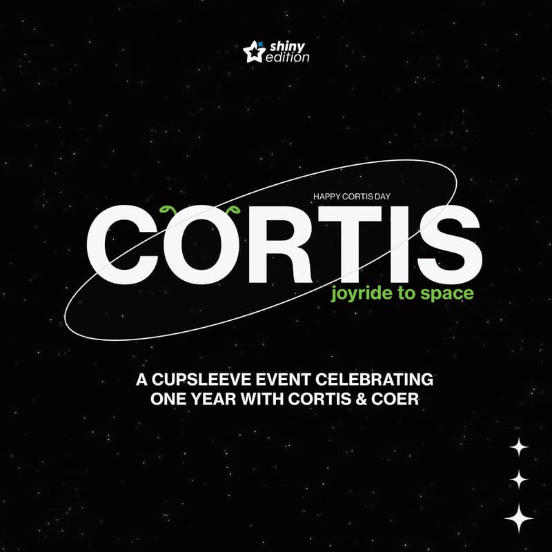 Cover Image for Cortis: Joyride to Space - 1st Anniversary Cupsleeve Event
