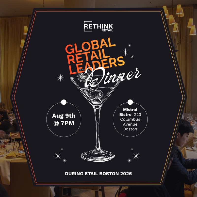 Cover Image for Global Retail Leaders Dinner During eTail Boston 2026 - August 9th