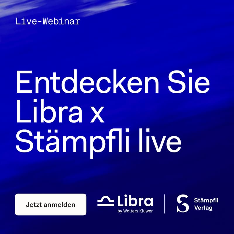 Cover Image for Libra | Stämpfli Verlag Live Webinar