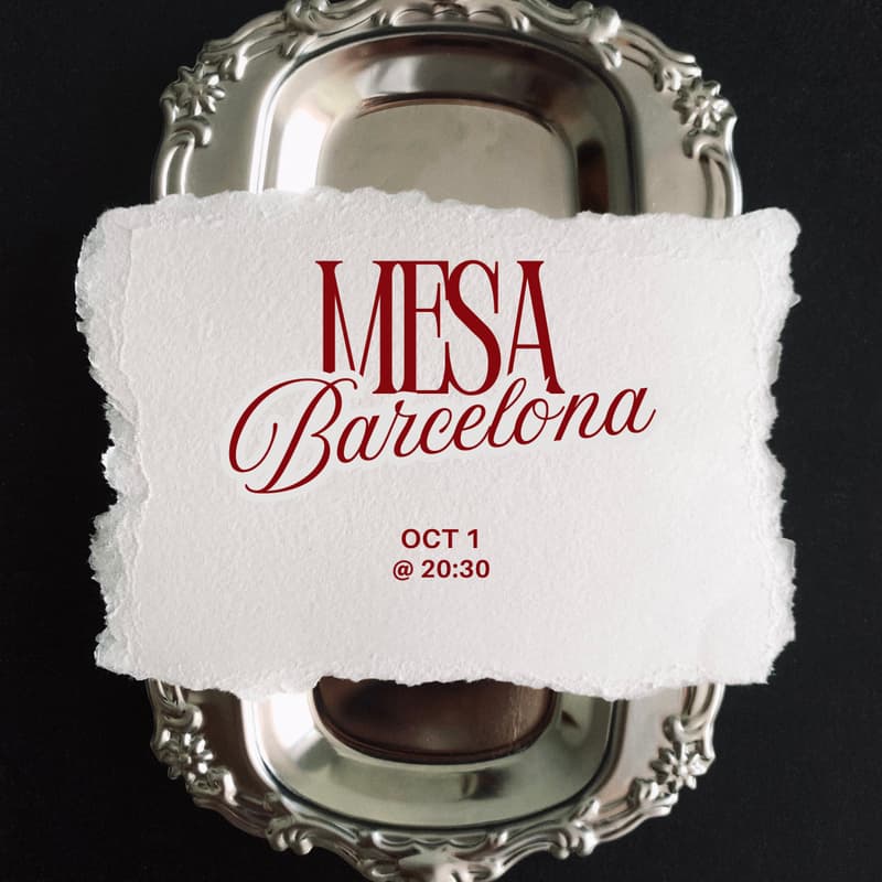 Cover Image for Mesa Barcelona- Girls Dinner in Barcelona