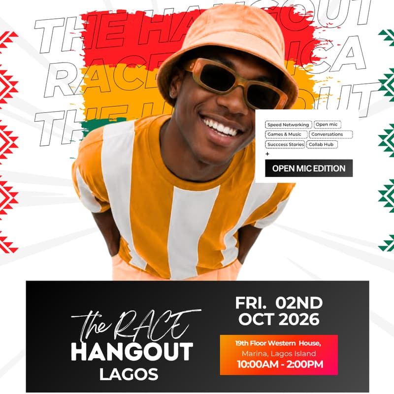 Cover Image for The Hangout Lagos by RACE Africa — Open Mic Edition