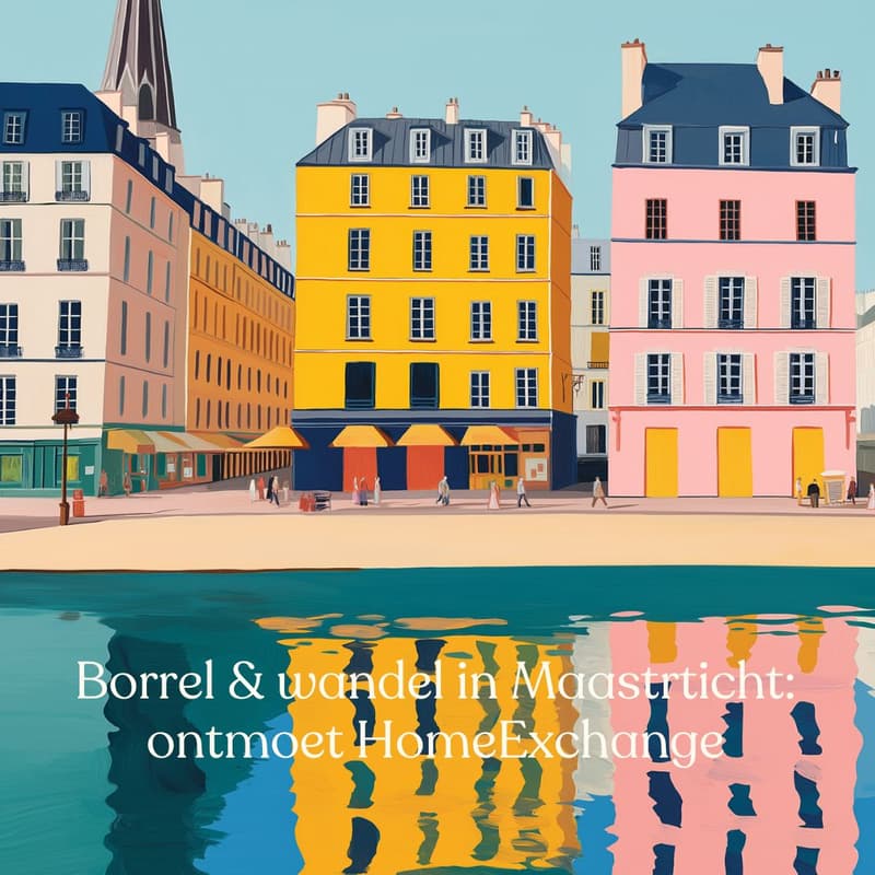 Cover Image for Borrel & wandel in Maastricht: ontmoet HomeExchange