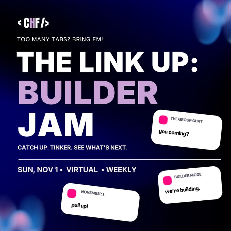Cover Image for The Link Up: Builder Jam Sesh