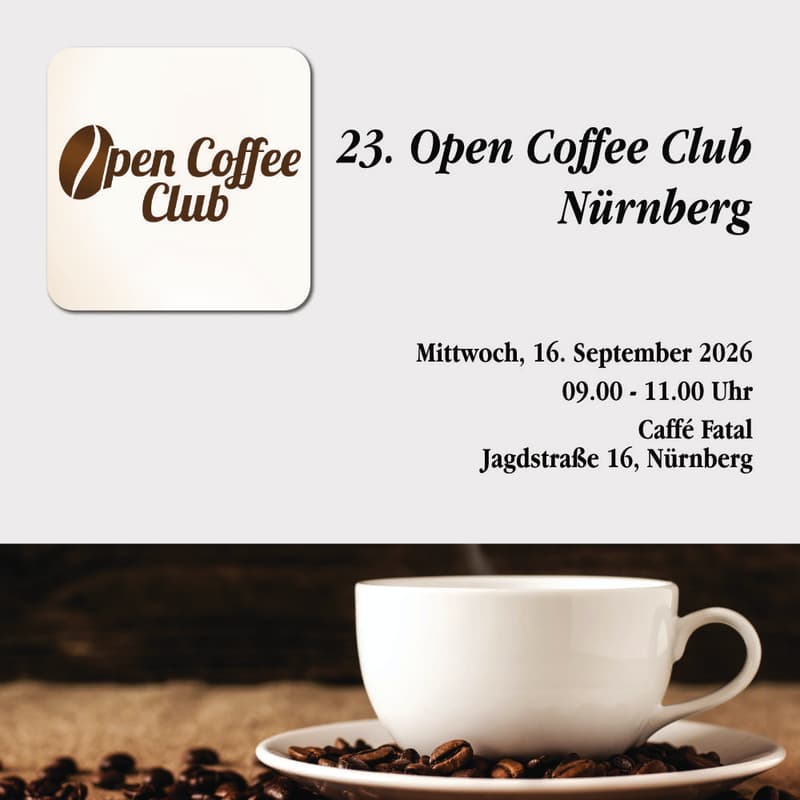 Cover Image for 23. Open Coffee Club Nürnberg
