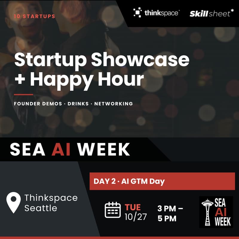 Cover Image for [SEA AI WEEK] AI GTM Day Happy Hour & Startup Showcase