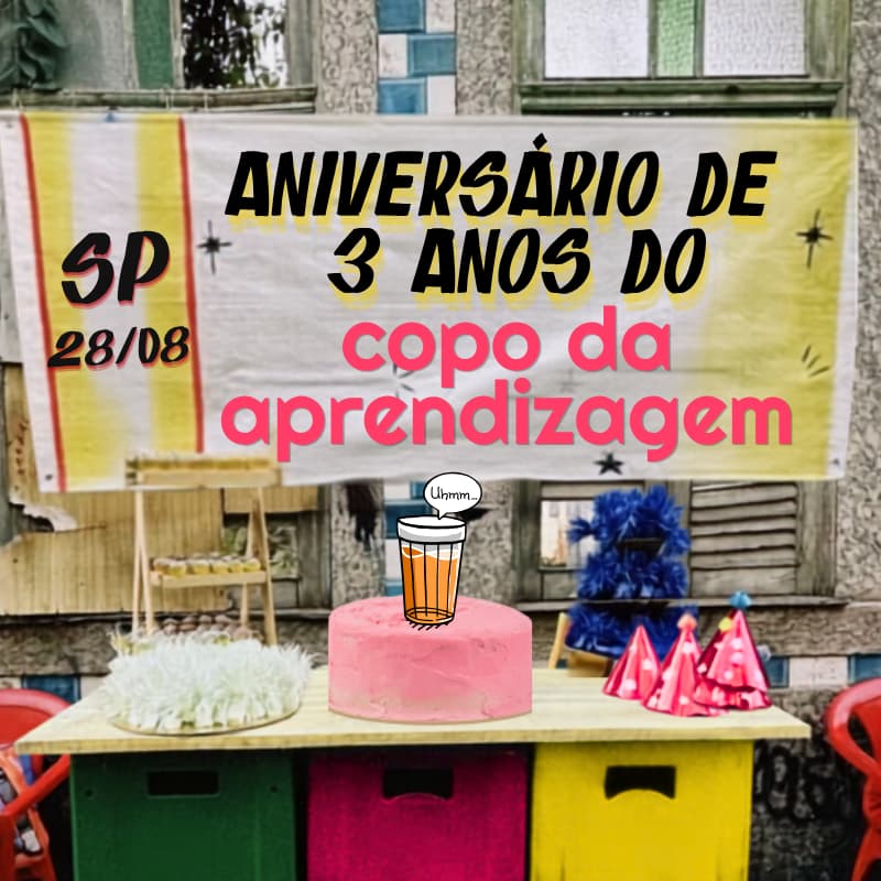Cover Image for 3 anos do Copo da Aprendizagem 🍻🧠
