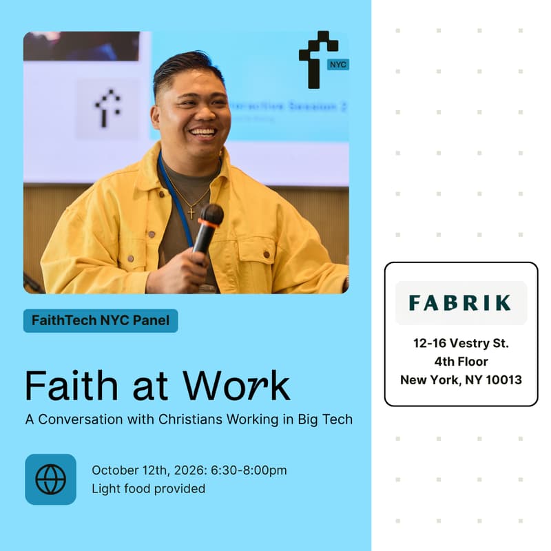 Cover Image for Faith at Work: A Conversation with Christians Working in Big Tech