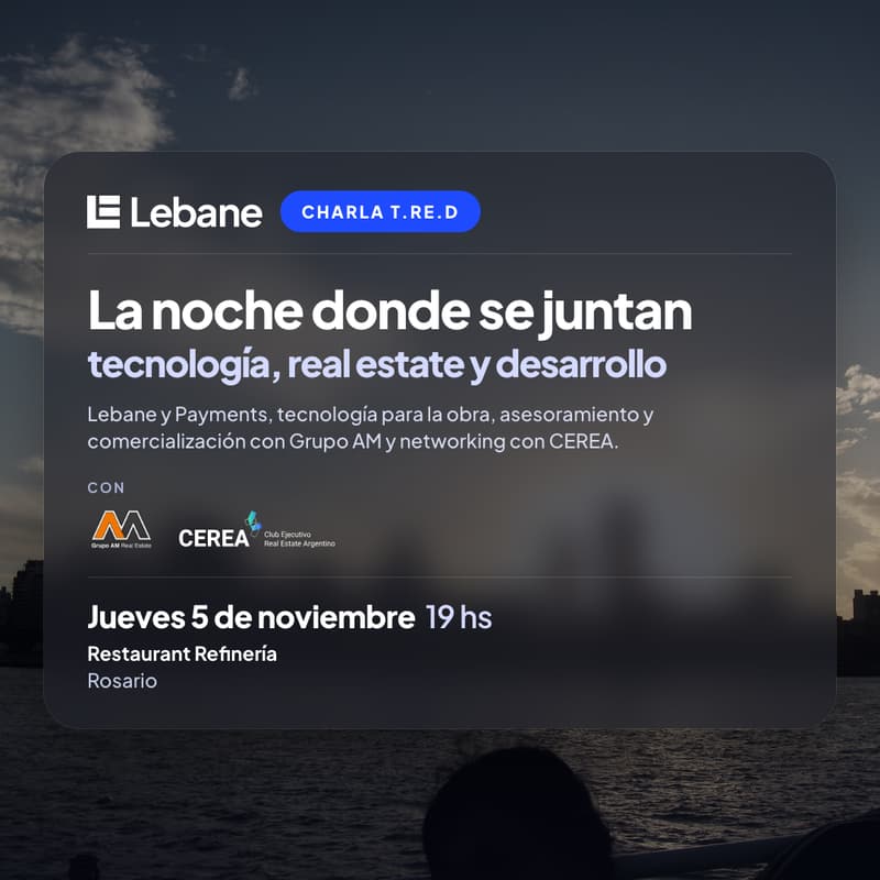 Cover Image for T.RE.D: la noche donde se juntan tecnología, real estate y desarrollo
