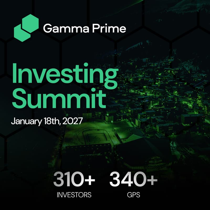 Cover Image for Gamma Prime Investing Summit 2027 Davos🇨🇭