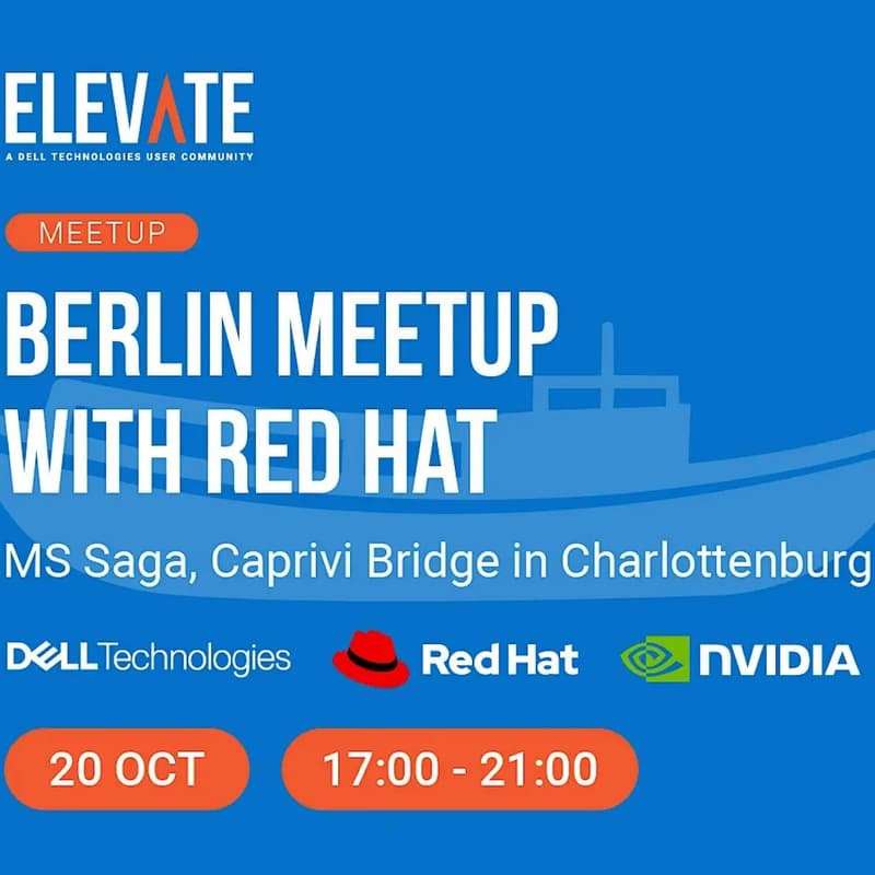 Cover Image for Elevate Berlin Meetup with Red Hat (during NVIDIA GTC Berlin!)
