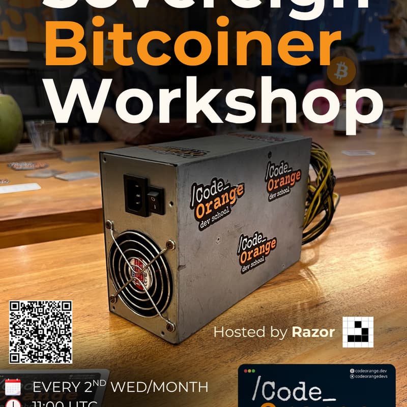 Cover Image for Sovereign Bitcoiner Workshop