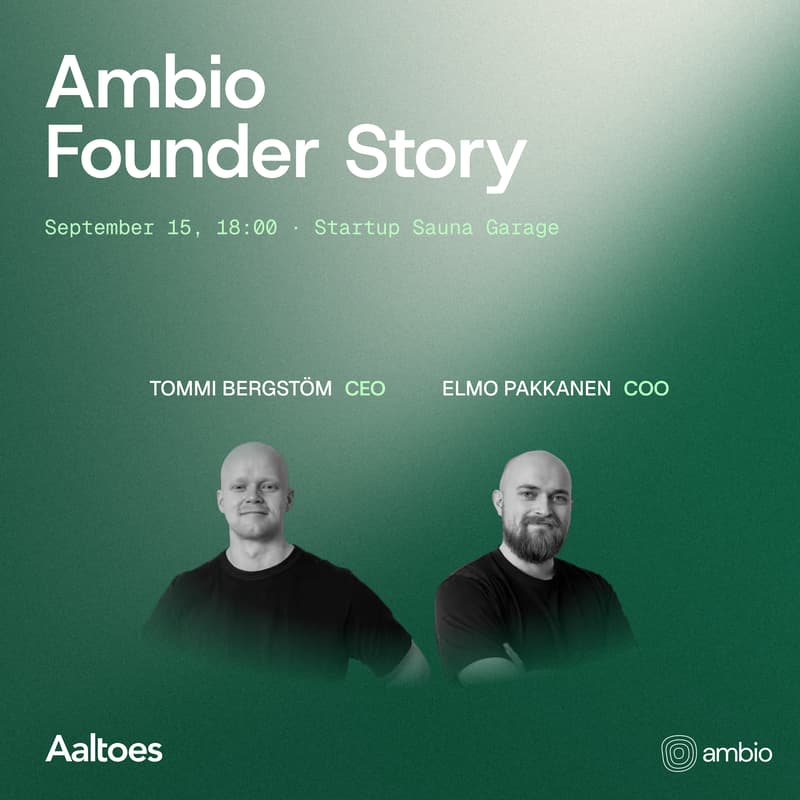 Cover Image for Ambio Founder Story