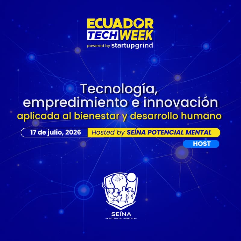 Cover Image for Tecnología, emprendimiento e innovación aplicada al bienestar y desarrollo humano by Seína Potencial Mental 🫱🏼🫲🏼🌐
