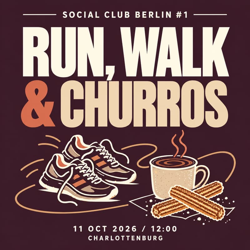 Cover Image for Social Club Berlin #1: Run, Walk & Churros 🍂☕
