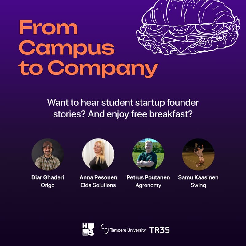 Cover Image for From Campus to Company - Student startup stories & breakfast