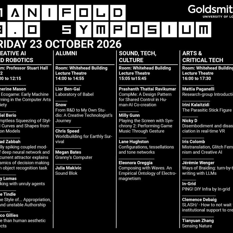 Cover Image for Manifold 3.0 Symposium