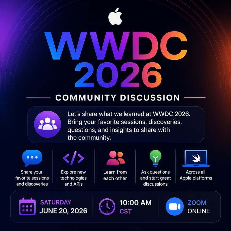 Cover Image for WWDC 2026 Recap and Discussion
