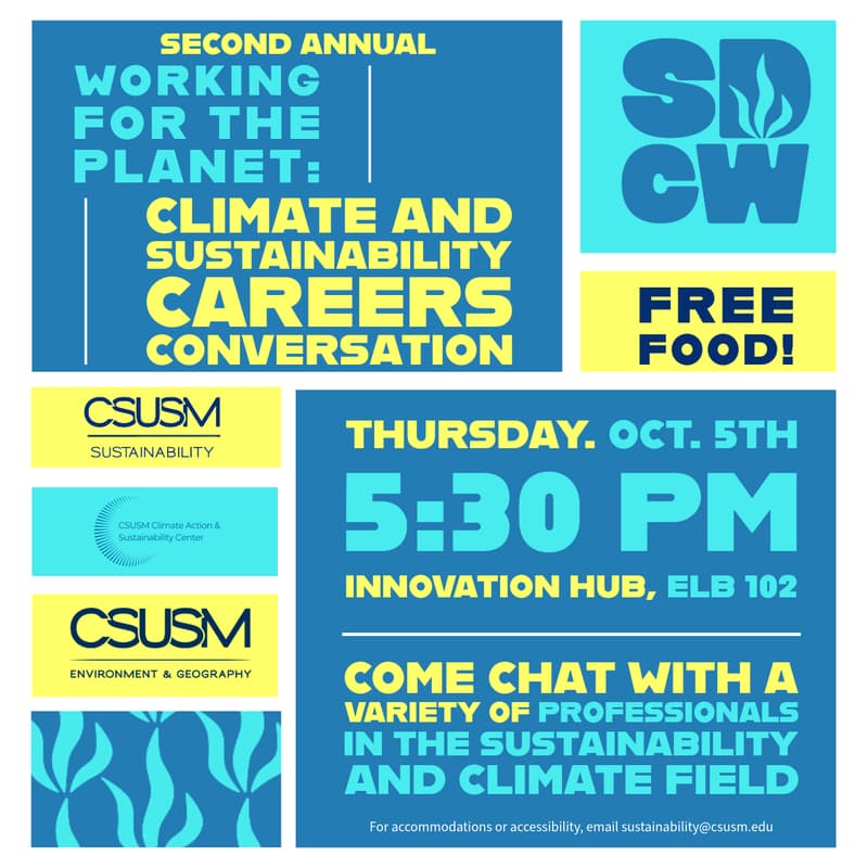 Cover Image for Working for the Planet: Climate and Sustainability Careers Conversation